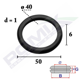 przelotka gumowa C70401