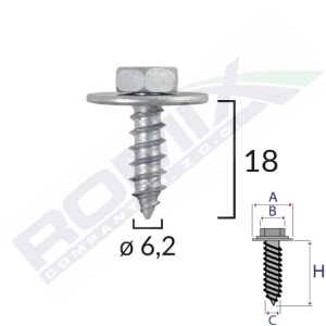wkręt montażowy C60610