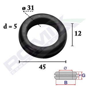 przelotka gumowa C70397