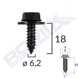 wkręt montażowy C60622