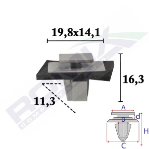 spinka listwy C70681