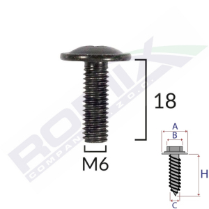 śruba mocująca C60456