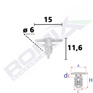 spinka uszczelki C70801